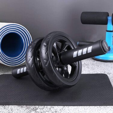Ролер для пресу з товстою килимком для колін та комфортними ручками для ефективних тренувань вдома