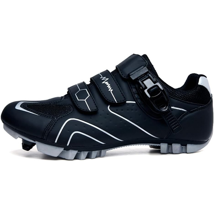 Велотуфлі для чоловіків та жінок MTB, Radsport, Mountainbike, кросівки, дихаючі, outdoor, велосипедні SPD, MTB (37 EU, сірий)