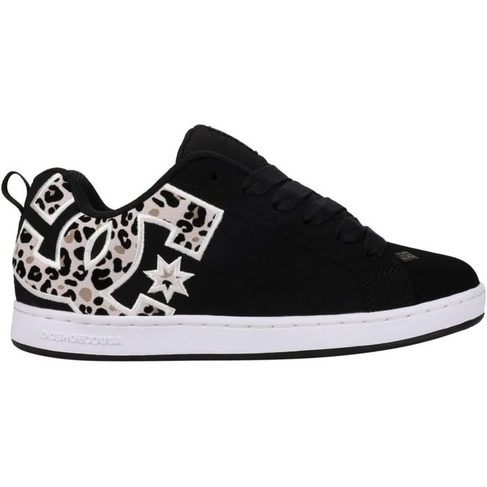 Кросівки DC Shoes Court Graffik для жінок (39 EU, чорно-білий принт)