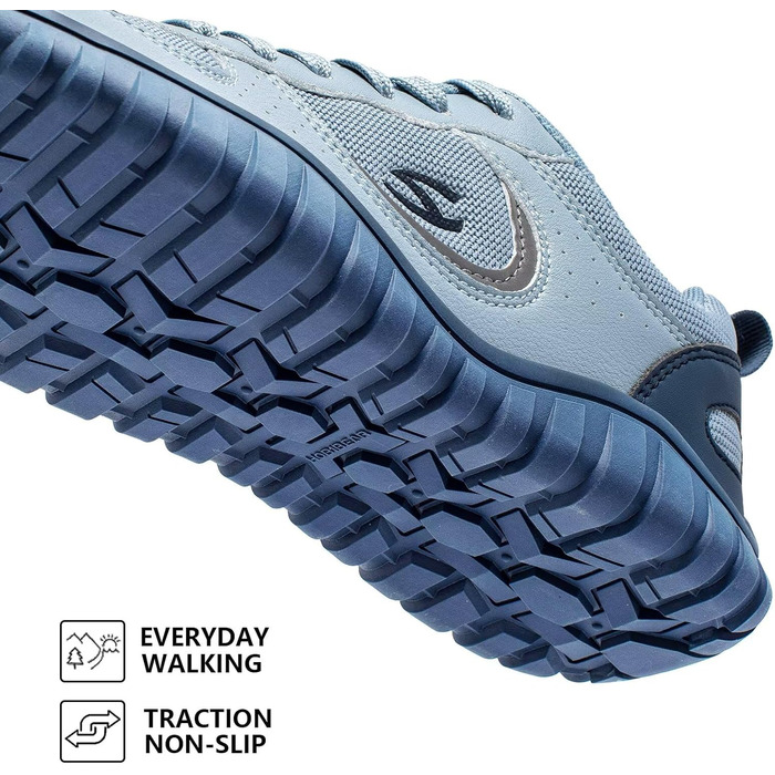 Взуття для фітнесу HOBIBEAR для жінок та чоловіків | Кросівки для трейлраннінгу з широкою передньою частиною | Синій, 39 EU