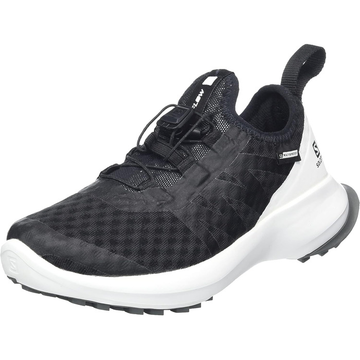 Дитячі трейлранні кросівки Salomon Sense Flow Climasalomon Waterproof, 40 EU, чорний/білий/Quiet Shade