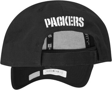 Кепка New Era 9Forty Adjustable NFL Green Bay Packers - Чорно-Біла