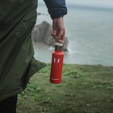 Пляшка для води Super Sparrow з нержавіючої сталі, термос, герметична, BPA Free, 350/500/620/750/1000 мл, для дітей, спорту, школи, з 2 кришками