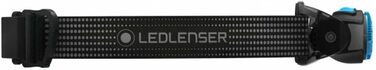 Ліхтар налобний Ledlenser MH3 Outdoor, 200 люмен, регульований фокус, дальність 130м, до 35 годин роботи, металевий кліп, з батареєю, чорний/синій