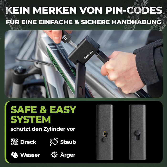 Замок для велосипеда: складний, антикрадійний [Оригінал]. Швидка та легка установка, нержавіюча сталь, рівень безпеки 10/10, 120 см