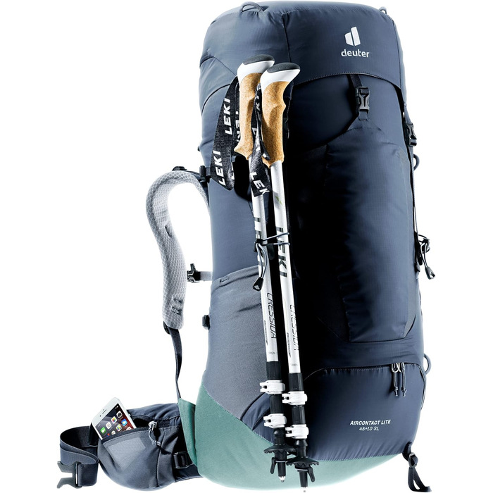 Жіночий туристичний рюкзак Deuter Aircontact Lite 45+10 SL, легкий