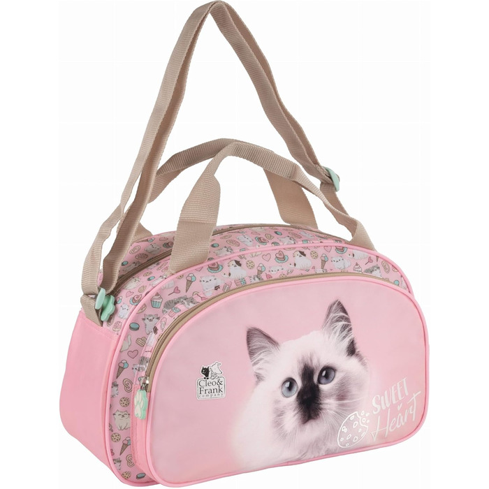 Дитяча спортивна сумка, дорожня сумка для собак, цуценят, хлопчиків та дівчаток, блакитна, 35 x 21 x 15 см, 10 літрів