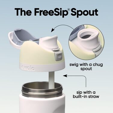 Термобутилка Owala FreeSip із нержавіючої сталі 710 мл, Mint/White (Iced Breeze)
