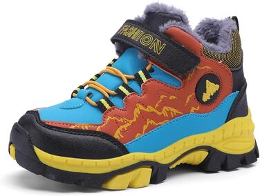 Дитячі зимові черевики Kinder Outdoor - теплі, взуття для прогулянок, трекінгу та гори, для хлопчиків та дівчаток, розмір 40 EU, помаранчеві
