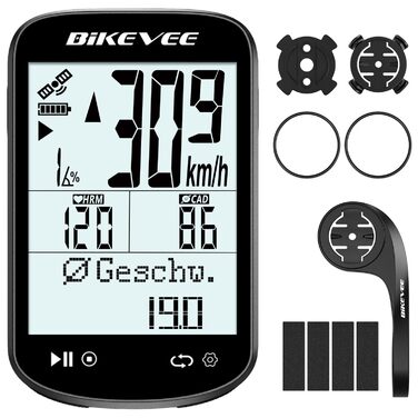 Велокомп'ютер GPS бездротовий ANT+ Bluetooth 2.6