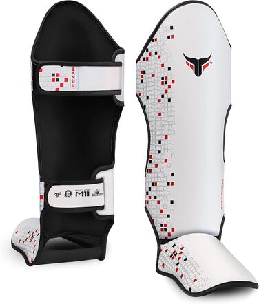 Mytra Fusion M-11 захист гомілки та стопи для муай-тай, кікбоксингу та MMA, преміум якість, легкі та міцні щитки для тренувань з єдиноборств