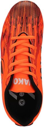 Дитячі футбольні черевики JAKO Stepover (33 EU, Неоновий помаранчевий, Чорний)