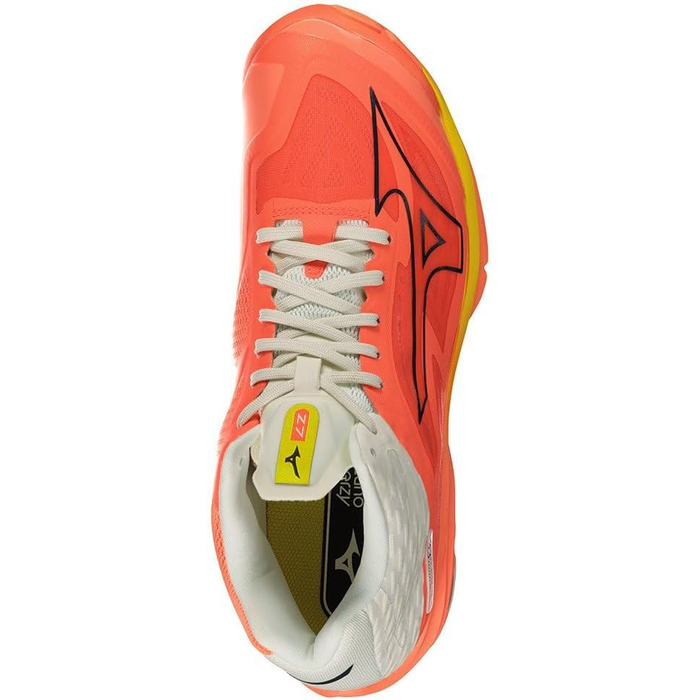 Волейбольне взуття Mizuno Wave Lightning Z7 Mid - Біло-синій, Neon Flame Black Bolt 2 (50 EU)