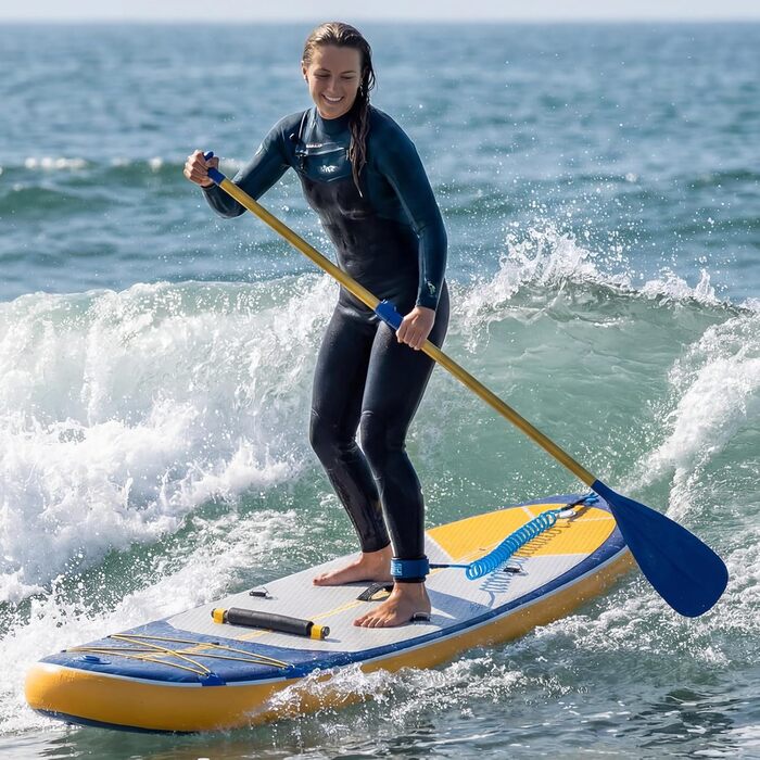 Надувний SUP Борд JUMMICO з рюкзаком (Тюрковий) - Комплект для Stand Up Paddling