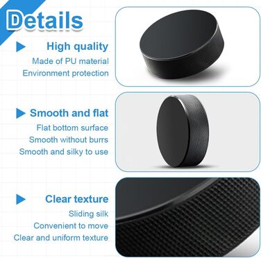 Набір шайб для хокею GRKB (4 шт.) – класичні шайби для дорослих