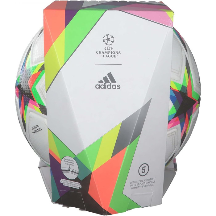 Футбольний м'яч Adidas Performance HE3777, розмір 5, білий, унісекс