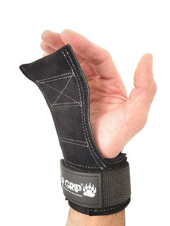 Ремінь/гачок для важкої атлетики BEAR GRIP Multi-Grip, міцний, з натуральної шкіри