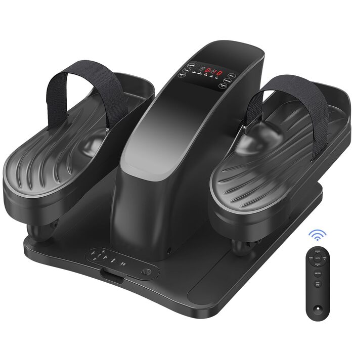 Еліптичний тренажер для сидіння, крос-тренажер, тренажер для ніг, моторизований педальний тренажер з пультом дистанційного керування та LCD дисплеєм, тренажери для дому для людей похилого віку та дорослих, спортивне обладнання для дому E3