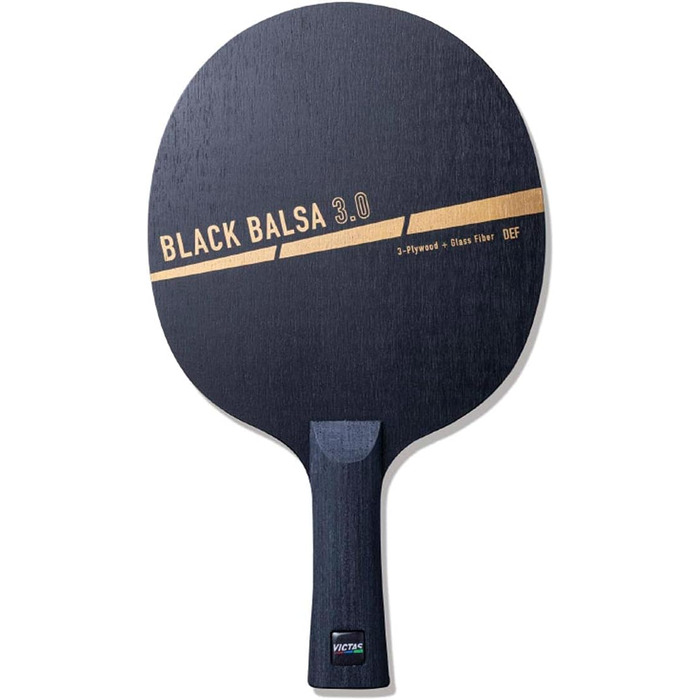 Настільна ракетка VICTAS Holz Black Balsa 3.0 для тенісу, легка дерев'яна основа