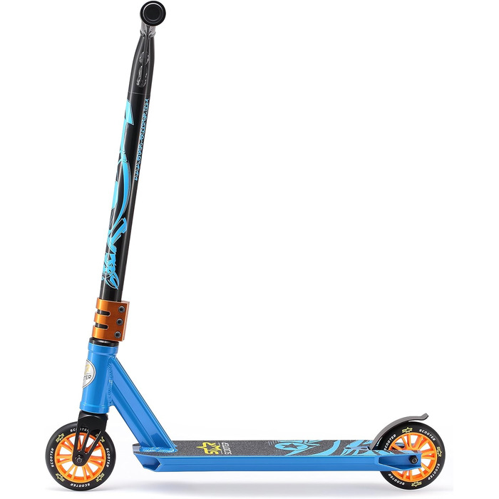 Трюковий самокат STAR SCOOTER Pro Sport 110 мм, алюмінієвий, для дітей від 5 років, зелений, HIC-компресія, для початківців і досвідчених