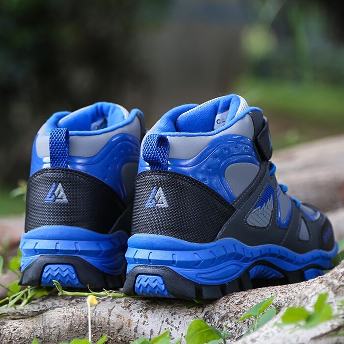 Дитячі трекінгові черевики Wanderschuhe для хлопчиків, водонепроникні, розмір 31-40 (35.5 EU), блакитні
