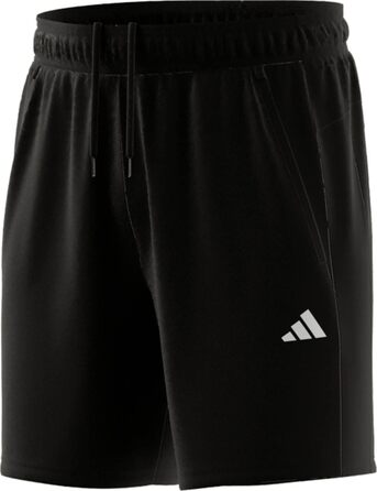 Чоловічі тренувальні шорти Adidas Train Essentials Woven, чорні з білим, 7 дюймів, розмір S
