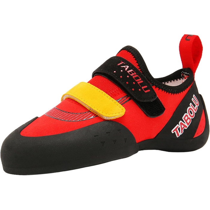 Дитячі скелелазні туфлі для початківців Indoor Boulderschuhe, легкі, червоно-рожеві (33 EU)