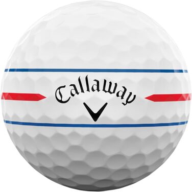 Гольф-м'ячі Callaway з хромовим покриттям, м'які (360 Triple Track)