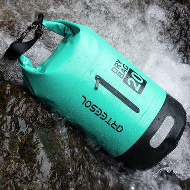 Водонепроникний мішок Blackace Arteesol Dry Bag 5L/10L/30L - міцний Packsack з регульованим ремінцем для водних видів спорту (Мінт, 20L)