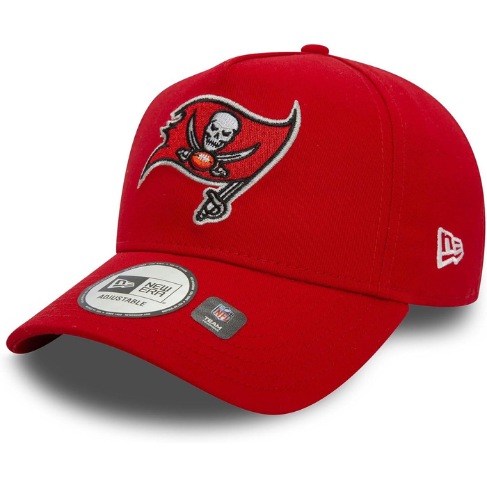 Кепка New Era NFL Tampa Bay Buccaneers кепка-тракер з регульованим розміром, вишитий логотип команди, вигнутий козирок, універсальний розмір