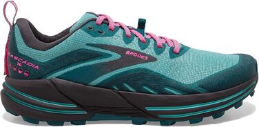 Brooks Cascadia 16: жіночі трейлраннінгові кросівки, 37.5 EU, блакитно-рожеві