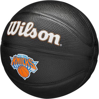 Міні-баскетбольний м'яч Wilson NBA Team Tribute New York Knicks, розмір 3, чорний