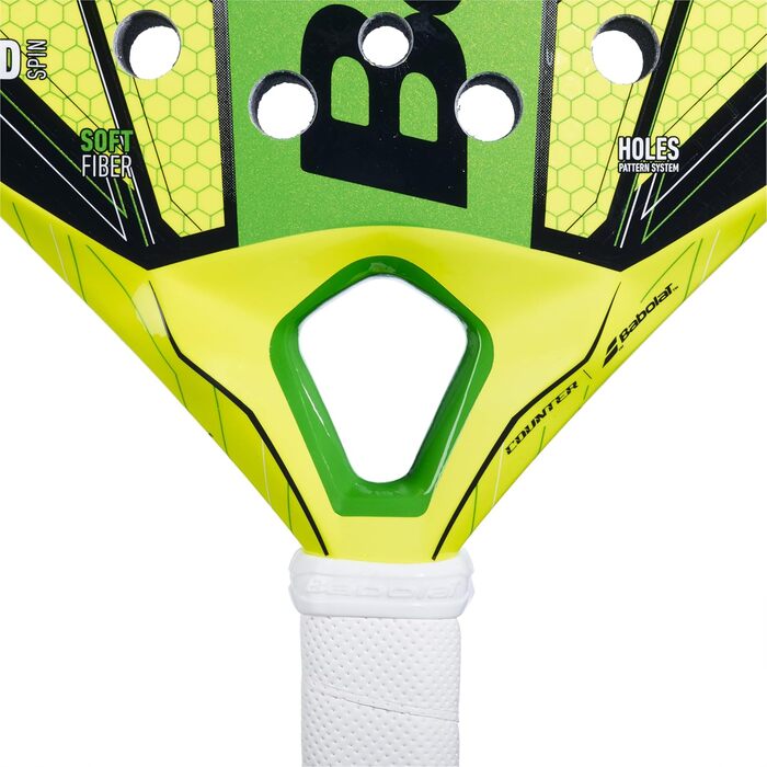 Падельна ракетка Babolat, універсальна, жовта-чорна-біла-зелена