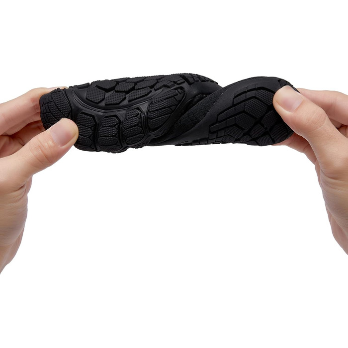 Racqua дитячі шкарпетки-тапочки для плавання та басейну, чорні, розмір 28-37