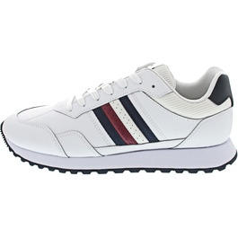 Шкіряні кросівки Tommy Hilfiger New Runner Eva LTH Stripe білі, розмір 45 EU