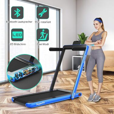 Бігова доріжка COSTWAY для дорослих унісекс, електрична, домашня