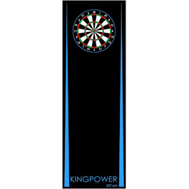 Килимок для дартсу Kingpower 237x80 см, гумовий, з лінією кидка, захист підлоги, аксесуари для дротиків, різні дизайни, Design 9