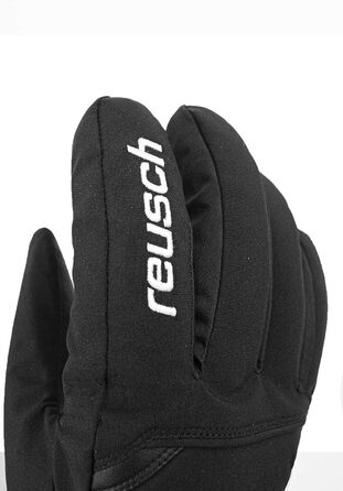 Reusch Elon R-TEX XT дуже теплі водонепроникні зимові рукавички для лиж та сноуборду, унісекс, чорні-білі, розмір 10