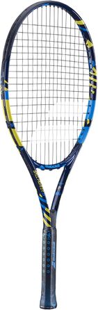 Дитяча тенісна ракетка Babolat Ballfighter 25, синьо-жовта, натягнута, 220 г