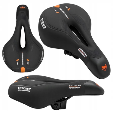 Велосипедне сідло EVI G-FLEX GEL TECH W 170 мм