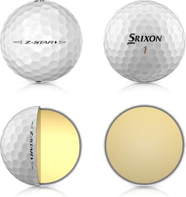 Гольф-м'ячі Srixon Z-Star Diamond 2, унісекс, білий, універсальний розмір