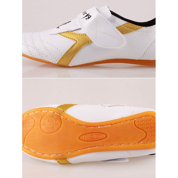 Взуття для Таеквондо Wakects: спортивні кросівки для Кунг-Фу, Тай-Чи, Таеквондо. Дитяче та доросле. Білий колір.