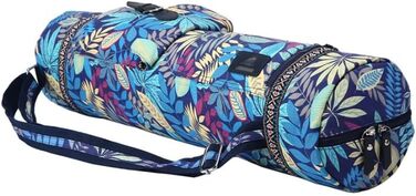 Сумка для йога-килимка велика, ручна робота з регульованим ременем, повністю підкладкова, з застібкою-блискавкою, подарунок для йоги - Кленовий лист