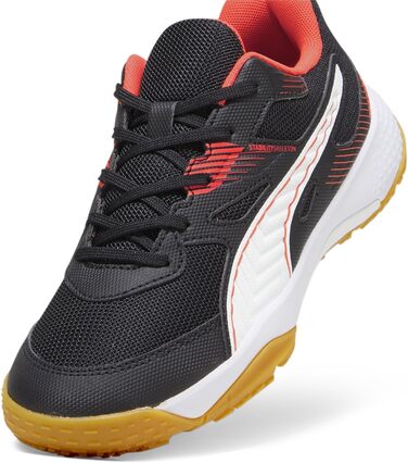 Дитячі кросівки PUMA Solarflash Jr II для фітнесу, 37.5 EU, чорний/фіалковий/білий/Gum