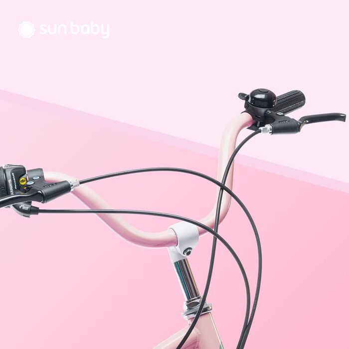 Дитячий велосипед Sun Baby Heart 20 дюймів, 6 швидкостей Shimano, для дівчаток 6-10 років, регульований