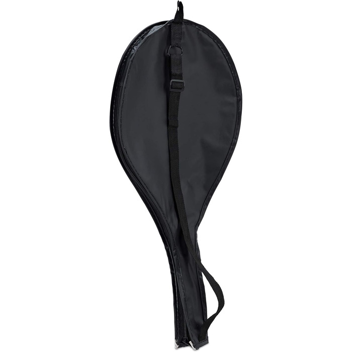 Набір для бадмінтону Relaxdays з сумкою, міцні м'ячі, ракетки для дітей та дорослих, висота 66 см, ширина 20,7 см, сірий, 2 ракетки