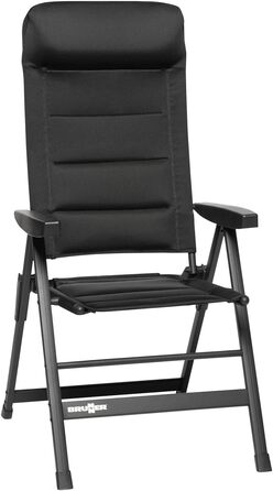 Кемпінговий стілець Brunner Skye 3D Black - чорний, поліестер