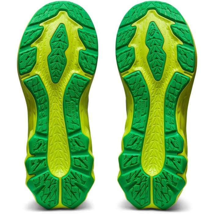 Дитячі кросівки ASICS Novablast GS, чорний/лаймовий, 40 EU