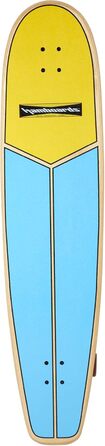 Hamboards Huntington Hop 'Sky Cream' – ручна робота, лонгборд для лендсерфінгу та круїзингу, ламінована береза і клен