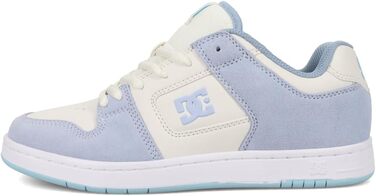 DC Shoes Manteca 4: жіночі шкіряні кросівки (37.5 EU, блакитно-білі)